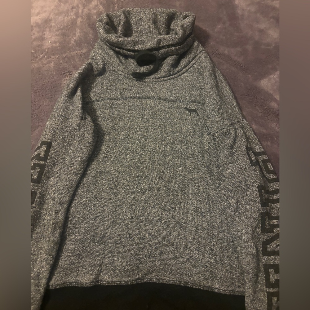 Victoria Secret PINK logo cowl neck sweatshirt